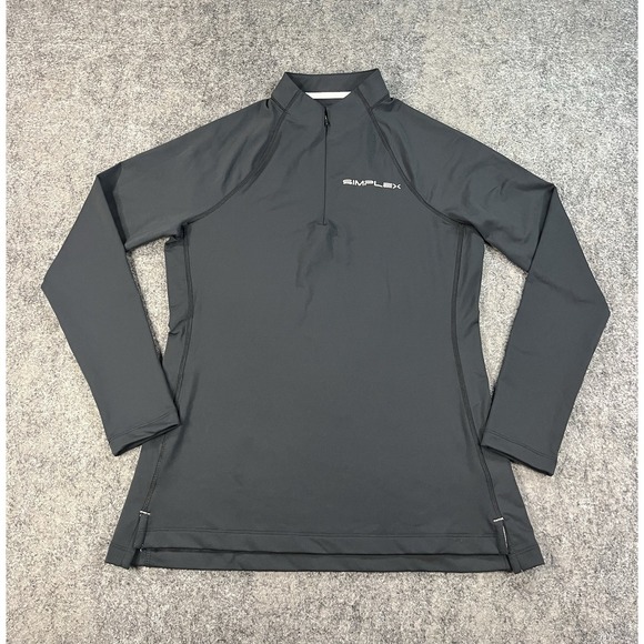 Peter Millar Sweaters - Peter Millar Quarterzip Pullover Womens Medium Black Golf UPF Lightweight EUC